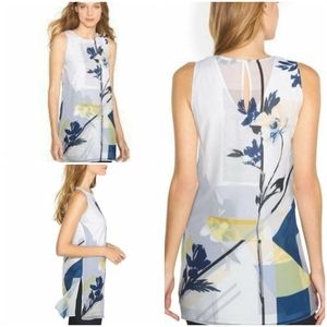 WHBM Watercolor Floral Tunic